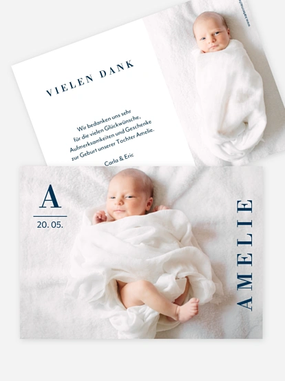 Geburtskarte Cute Statement