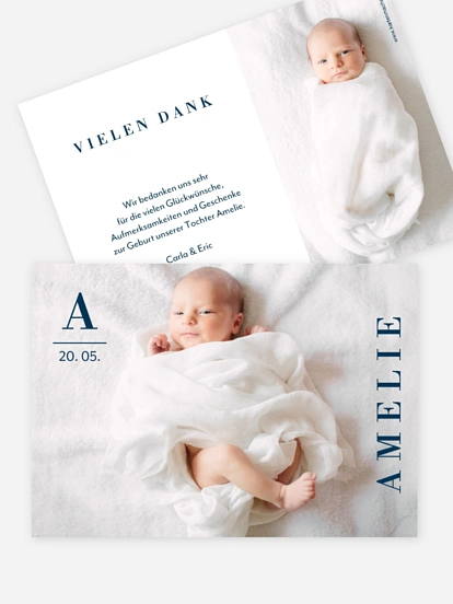 Geburtskarte Cute Statement