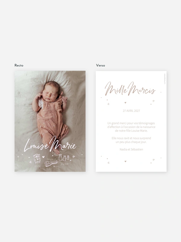Faire-part naissance C'est moi
