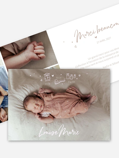Faire-part naissance C'est moi