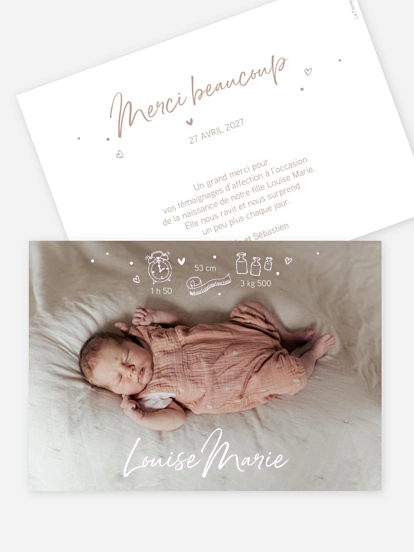 Faire-part naissance C'est moi