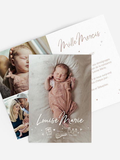 Faire-part naissance C'est moi