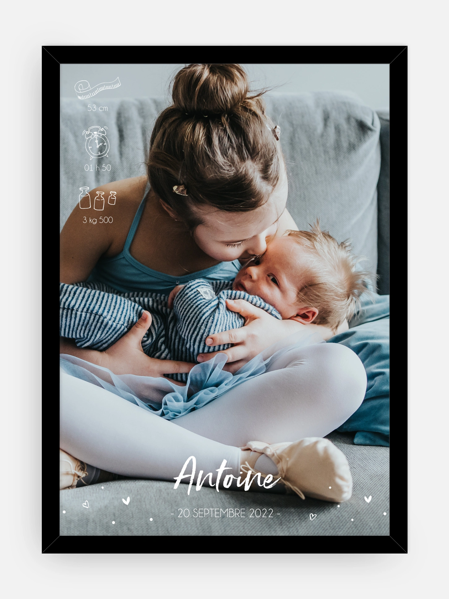 Affiche naissance C'est moi