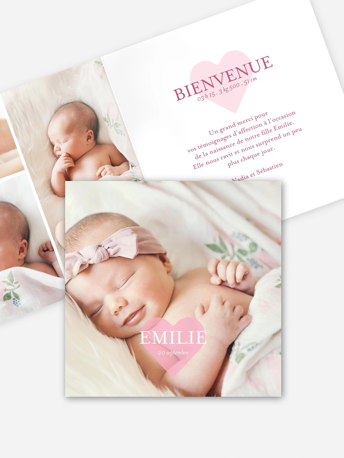 Faire-part naissance Big Love