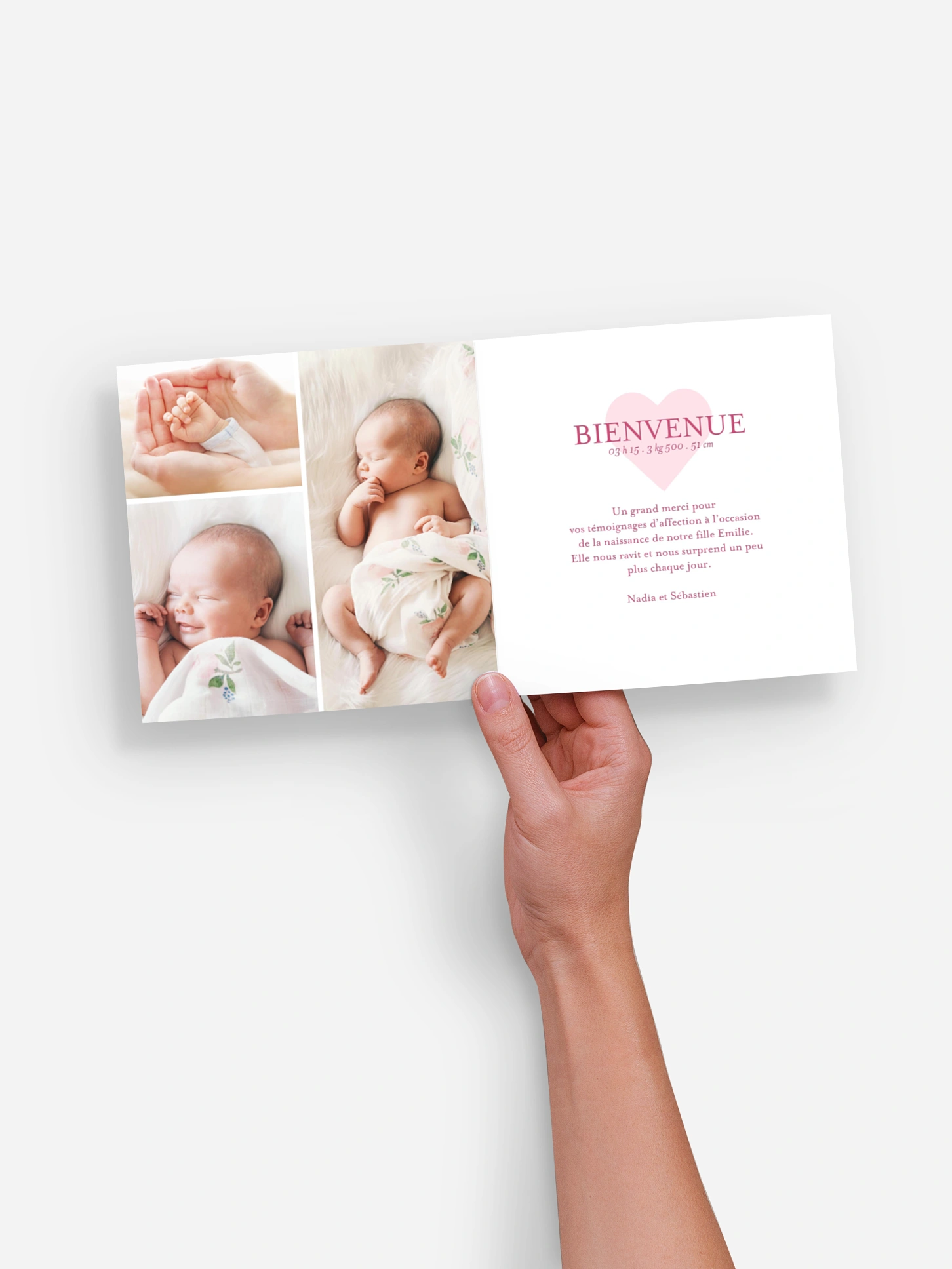 Faire-part naissance Big Love