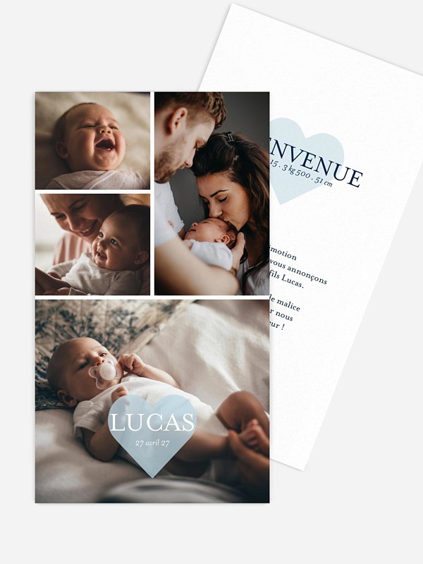 Faire-part naissance Big Love