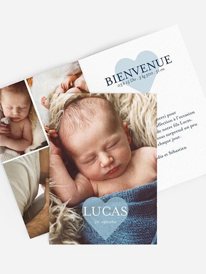 Faire-part naissance Big Love