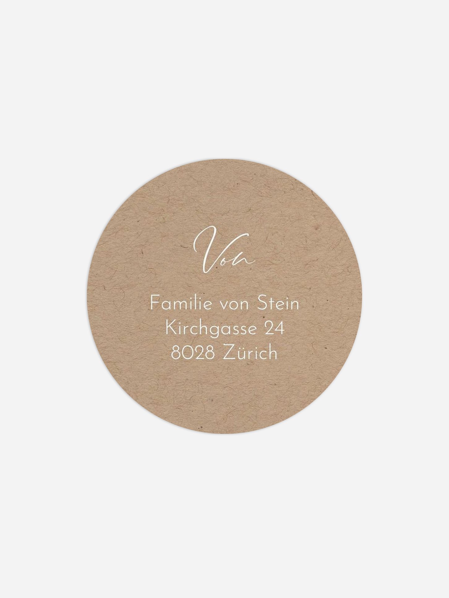 Absenderaufkleber Geburt Nur Du