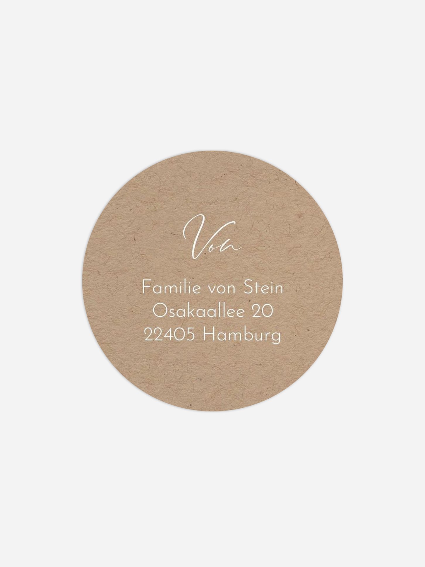 Absenderaufkleber Geburt Nur Du