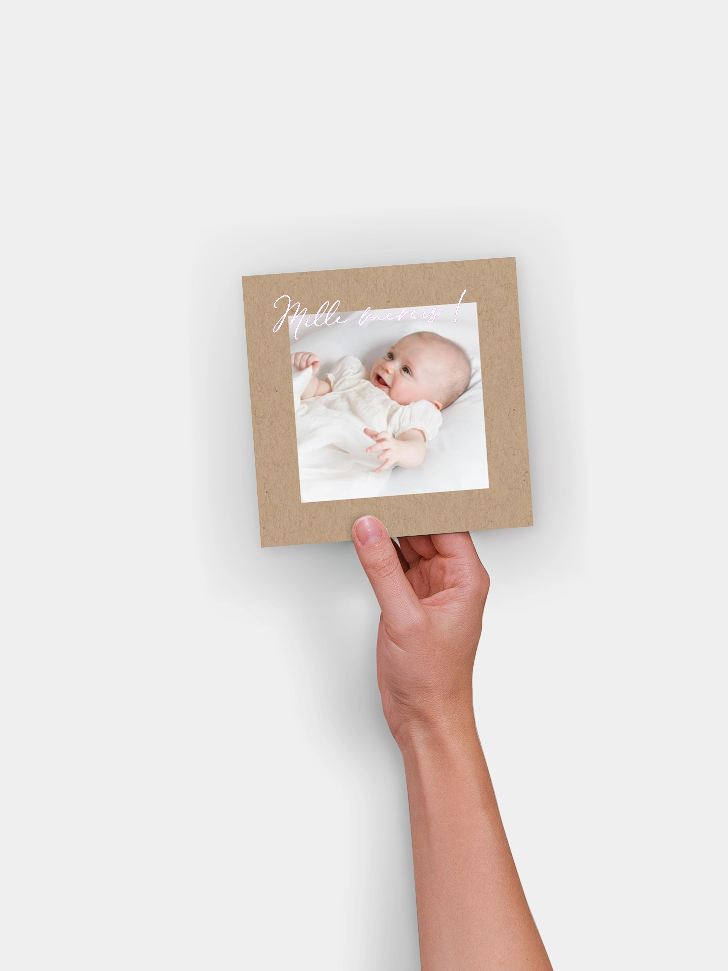 Carte remerciement baptême Petit toi