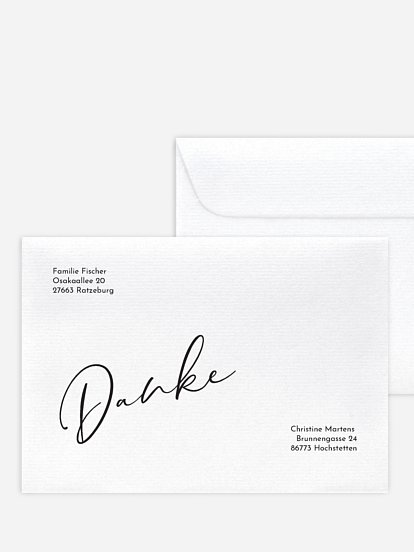 Bedruckte Umschläge Geburt Nur Du