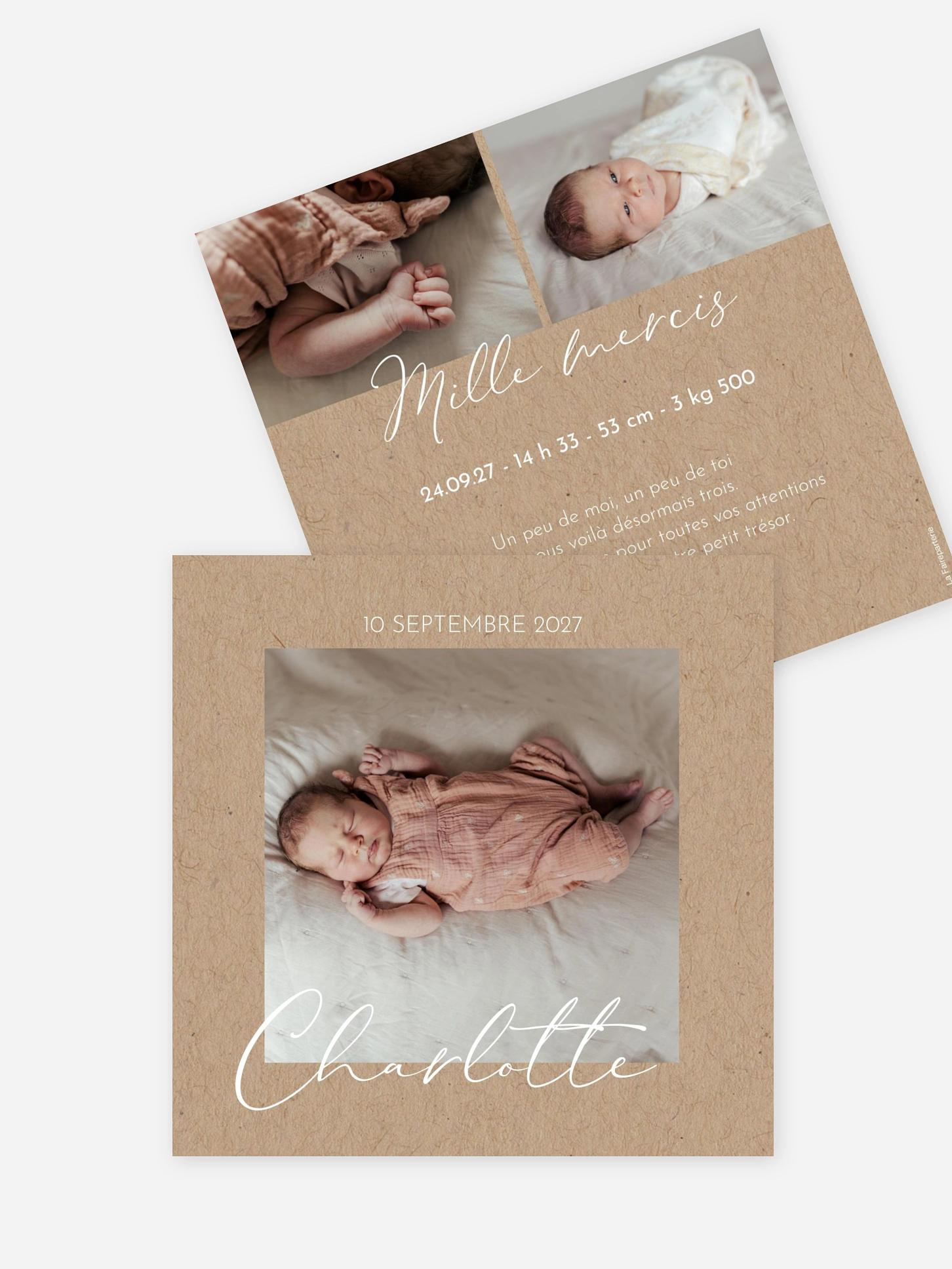 Faire-part naissance Petit toi
