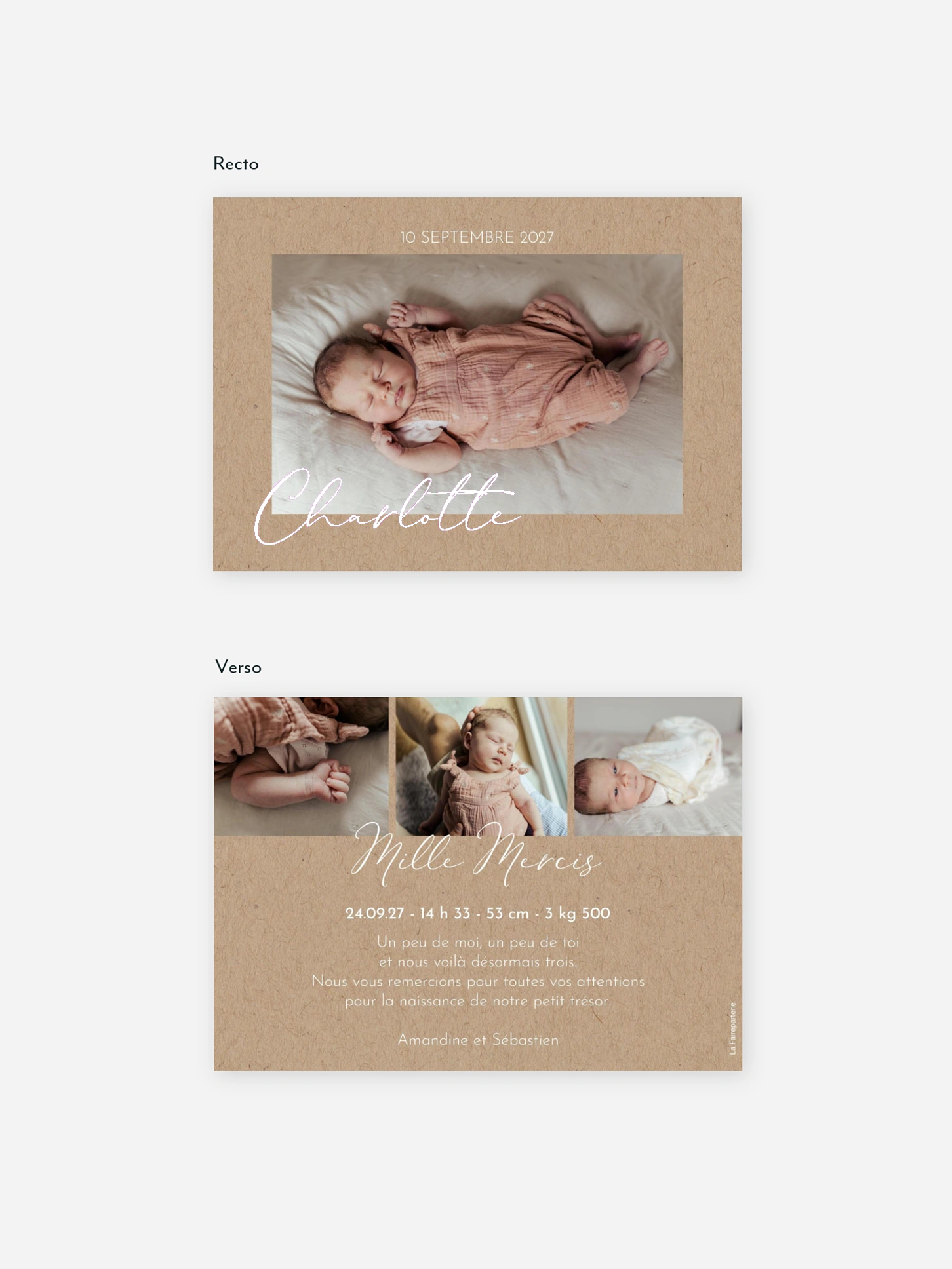 Faire-part naissance Petit toi