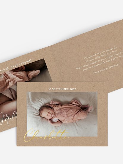 Faire-part naissance Petit toi
