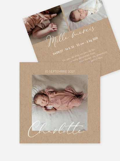 Faire-part naissance Petit toi