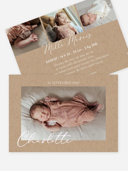 Faire-part naissance Petit toi