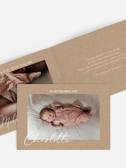 Faire-part naissance Petit toi