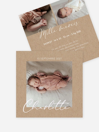 Faire-part naissance Petit toi