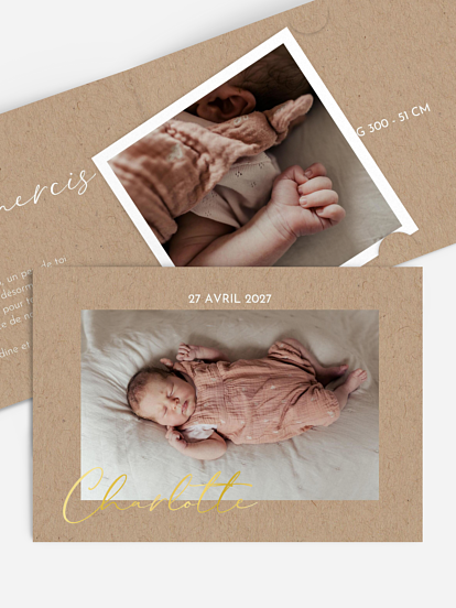 Faire-part naissance Petit toi