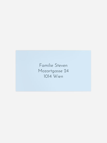 Empfängeraufkleber Geburt Nur Du