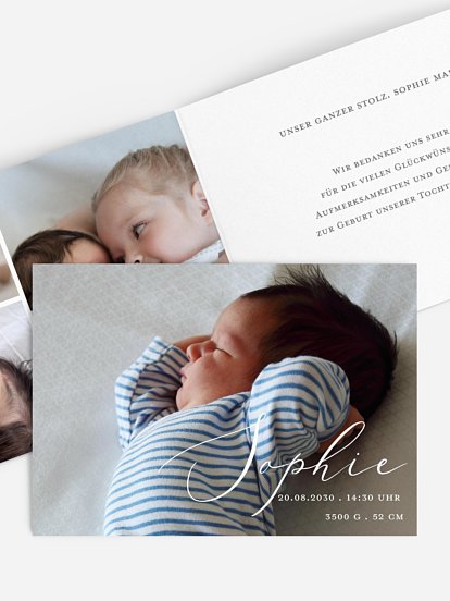 Geburtskarte Perfect Picture