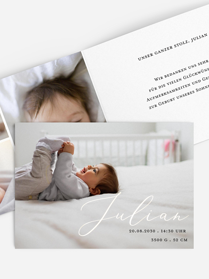 Geburtskarte Perfect Picture