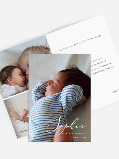 Geburtskarte Perfect Picture
