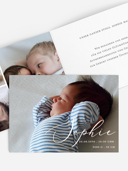 Geburtskarte Perfect Picture