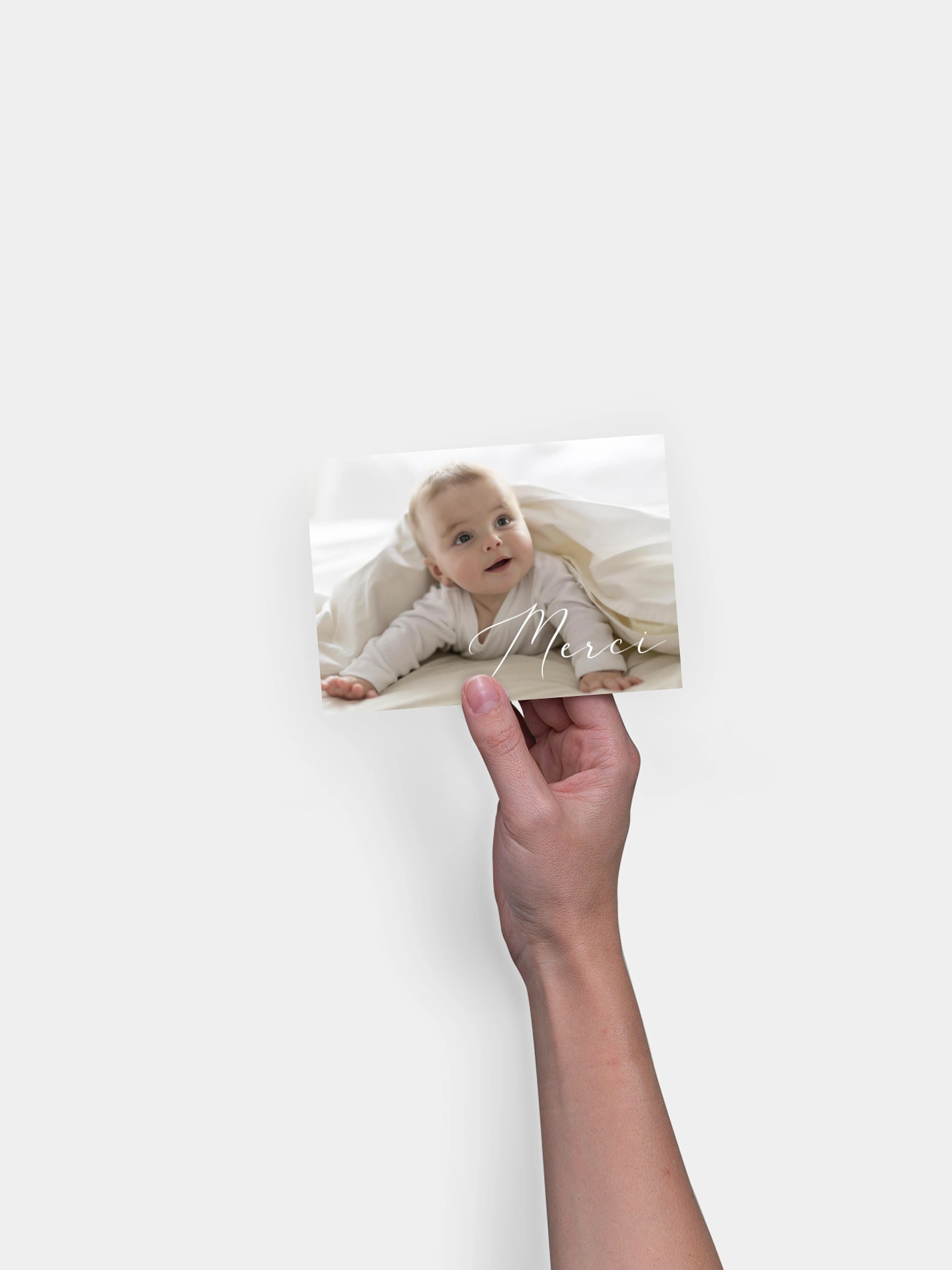 Carte remerciement naissance Pure Happiness