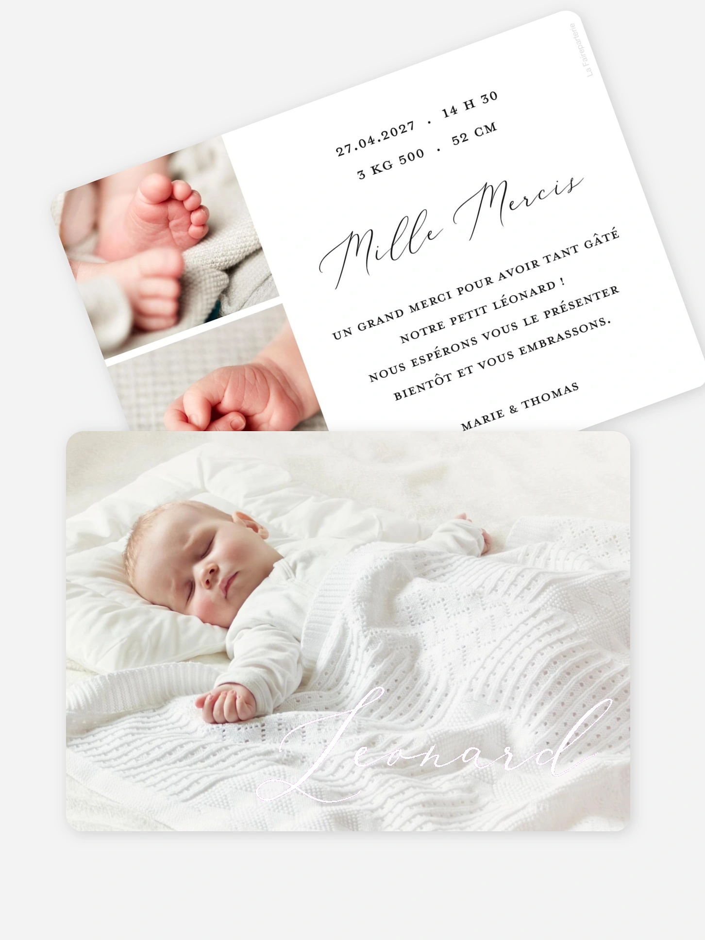 Faire-part naissance Pure Happiness