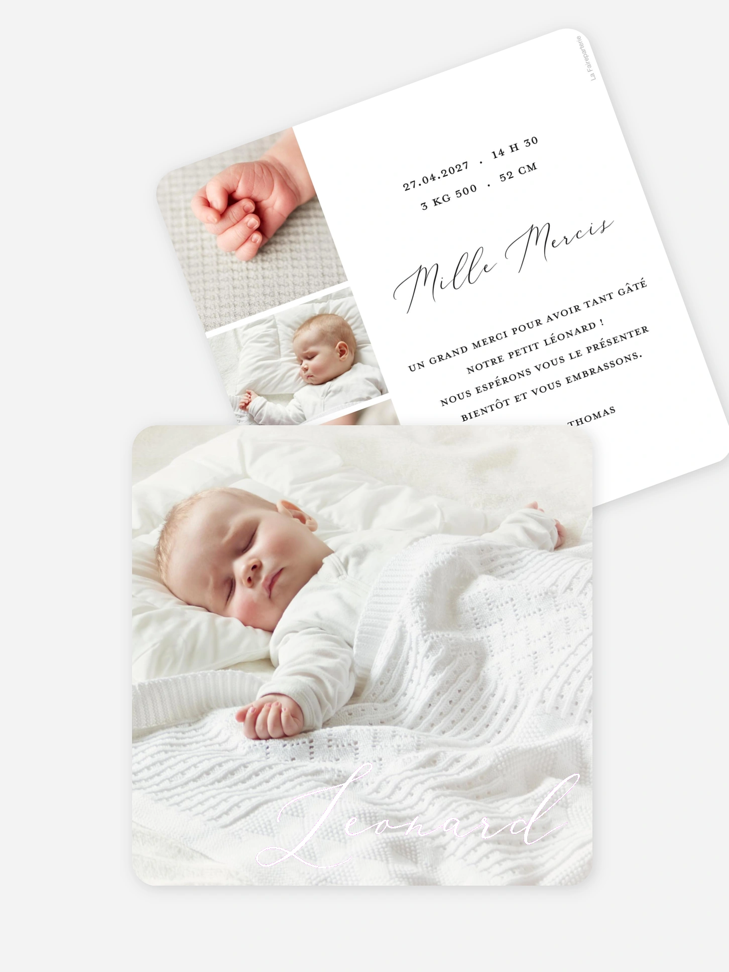 Faire-part naissance Pure Happiness