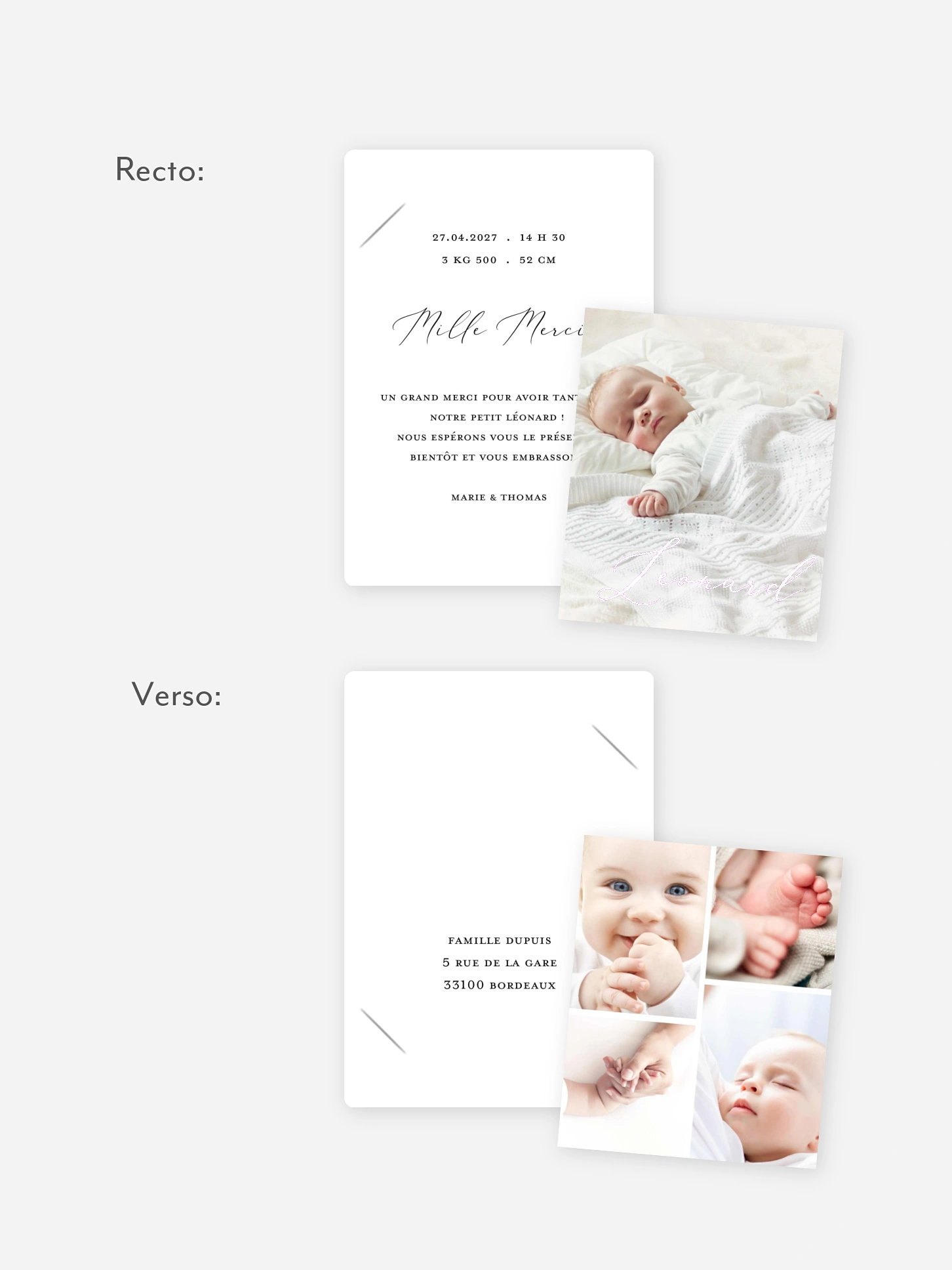 Faire-part naissance Pure Happiness