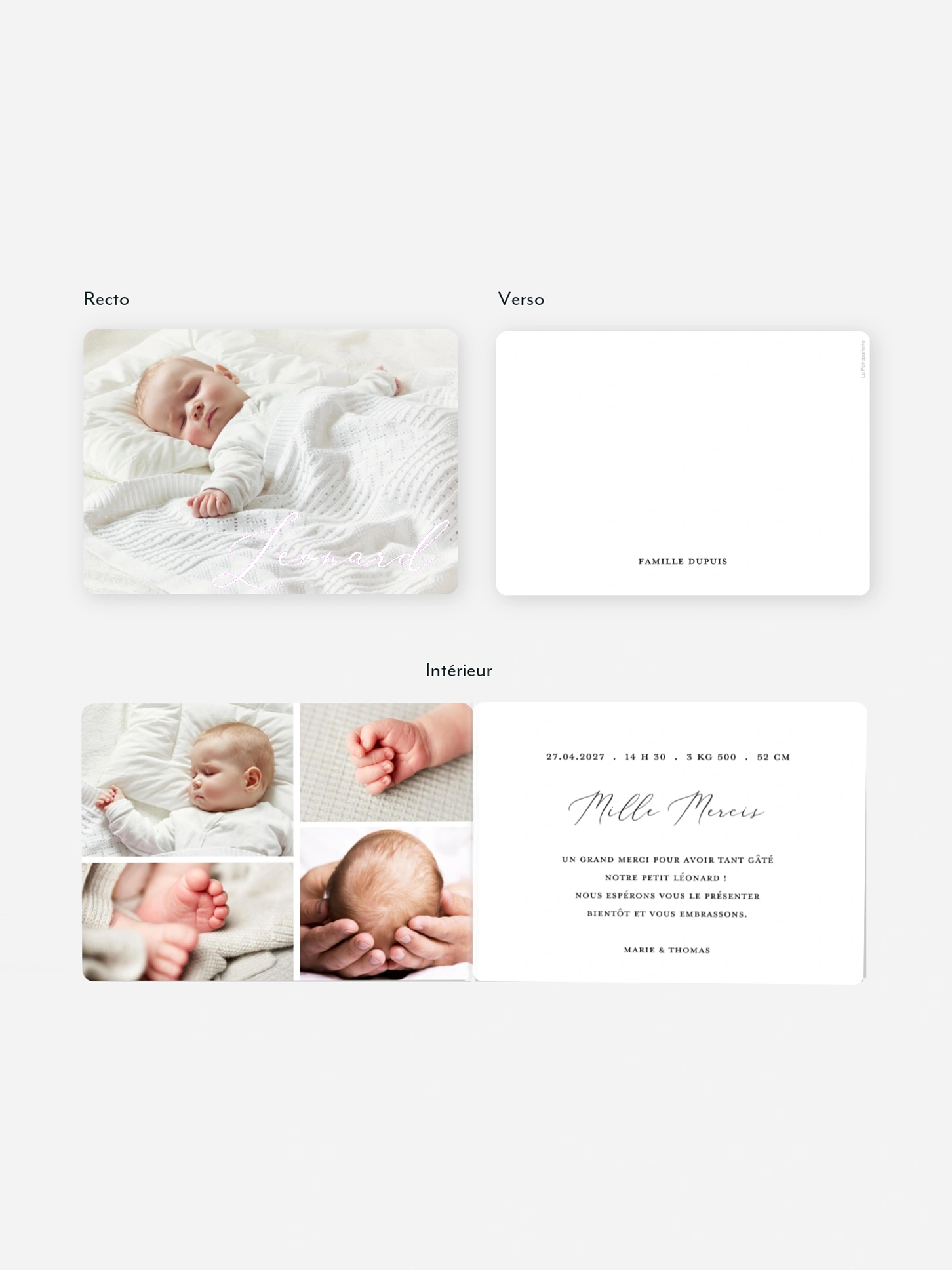 Faire-part naissance Pure Happiness