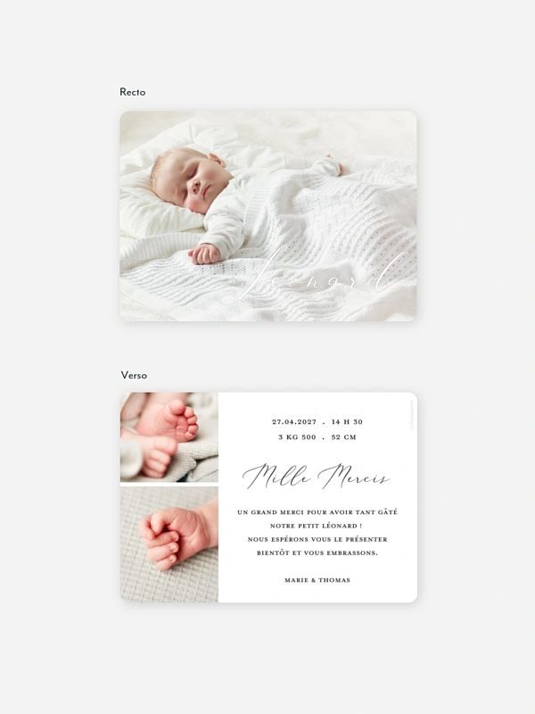 Faire-part naissance Pure Happiness