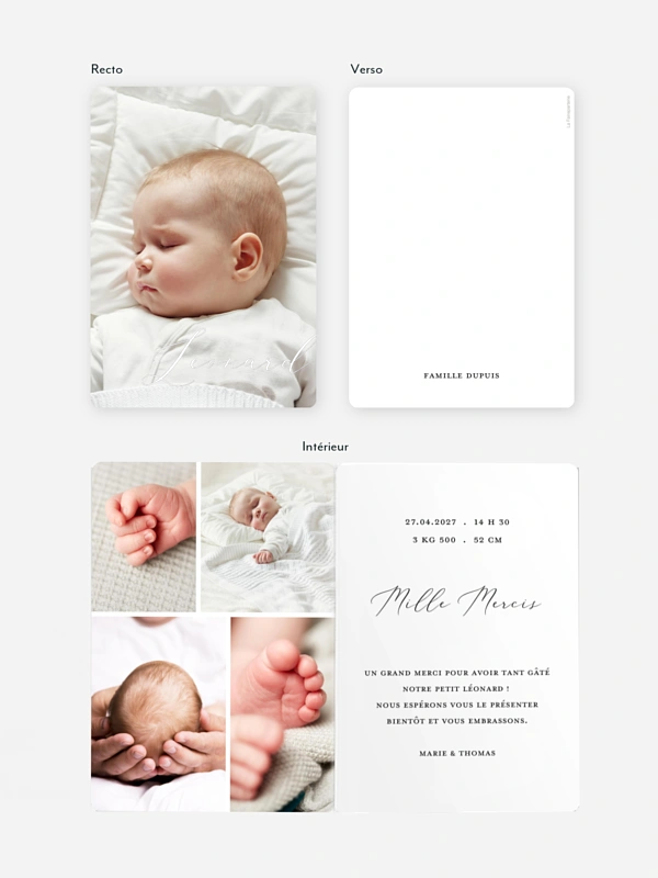 Faire-part naissance Pure Happiness
