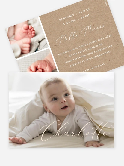 Faire-part naissance Pure Happiness