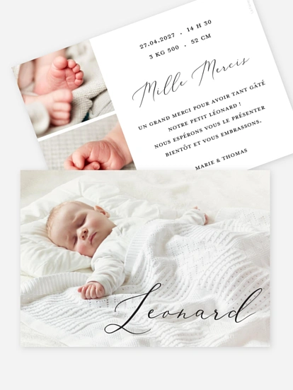 Faire-part naissance Pure Happiness