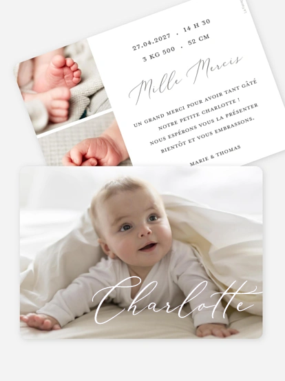 Faire-part naissance Pure Happiness