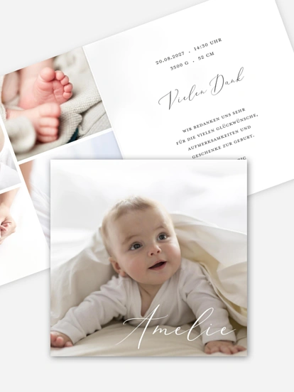 Geburtskarte Pure Happiness