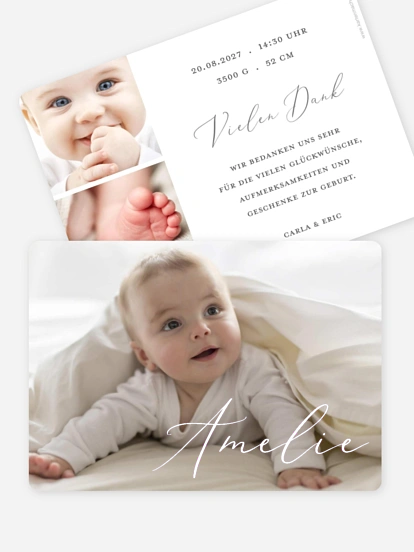 Geburtskarte Pure Happiness