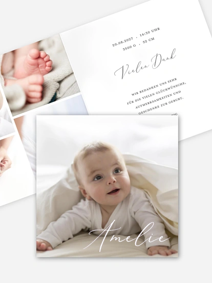 Geburtskarte Pure Happiness