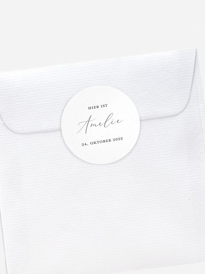 Aufkleber Geburt Pure Happiness