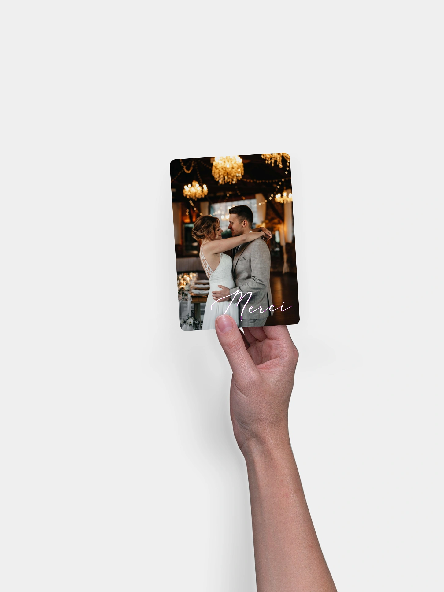 Carte de remerciements Pure Happiness