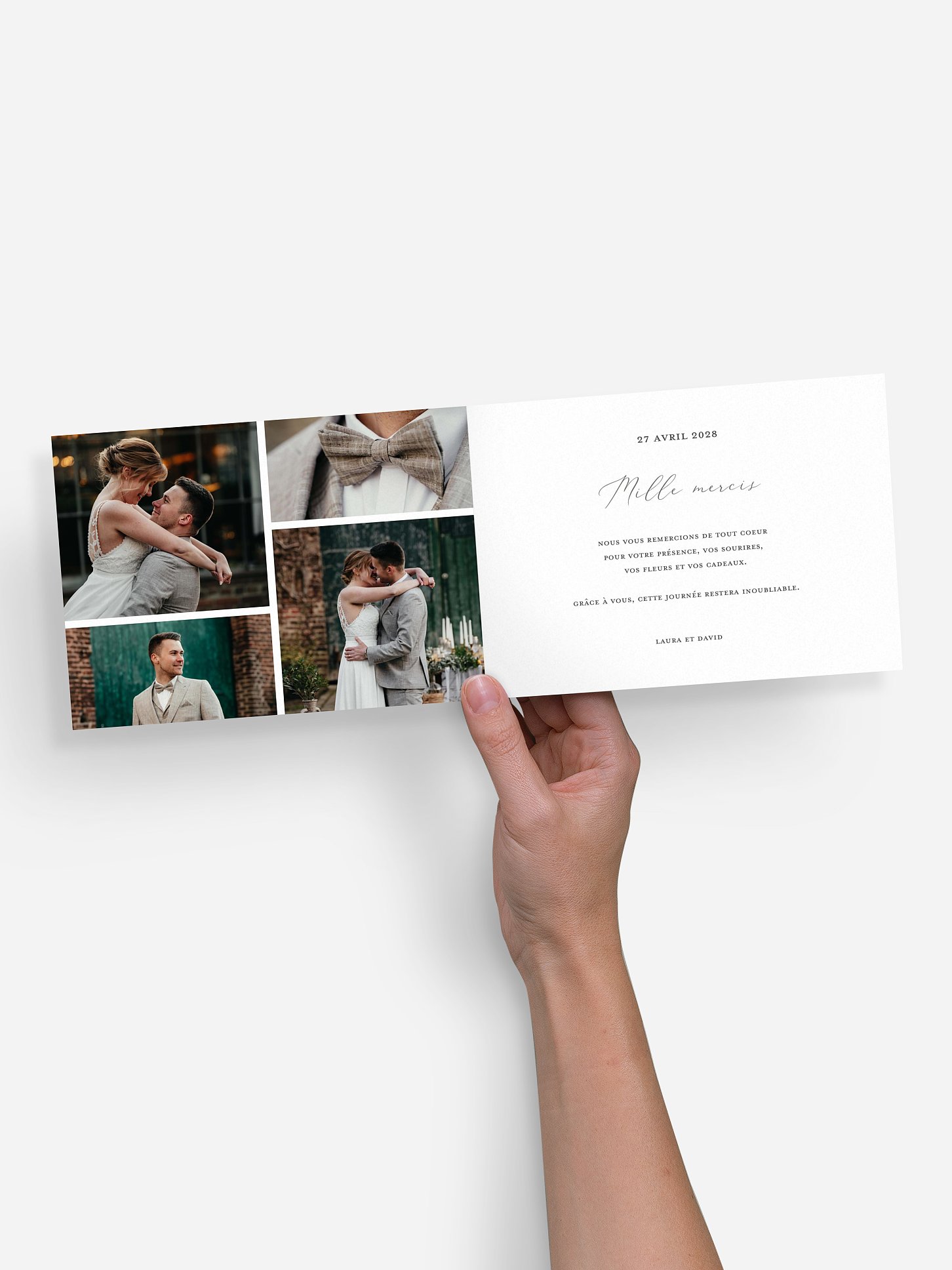 Carte de remerciements Pure Happiness
