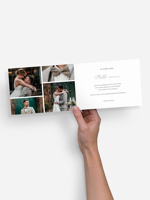 Carte de remerciements Pure Happiness