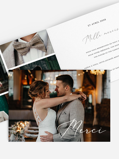 Carte de remerciements Pure Happiness