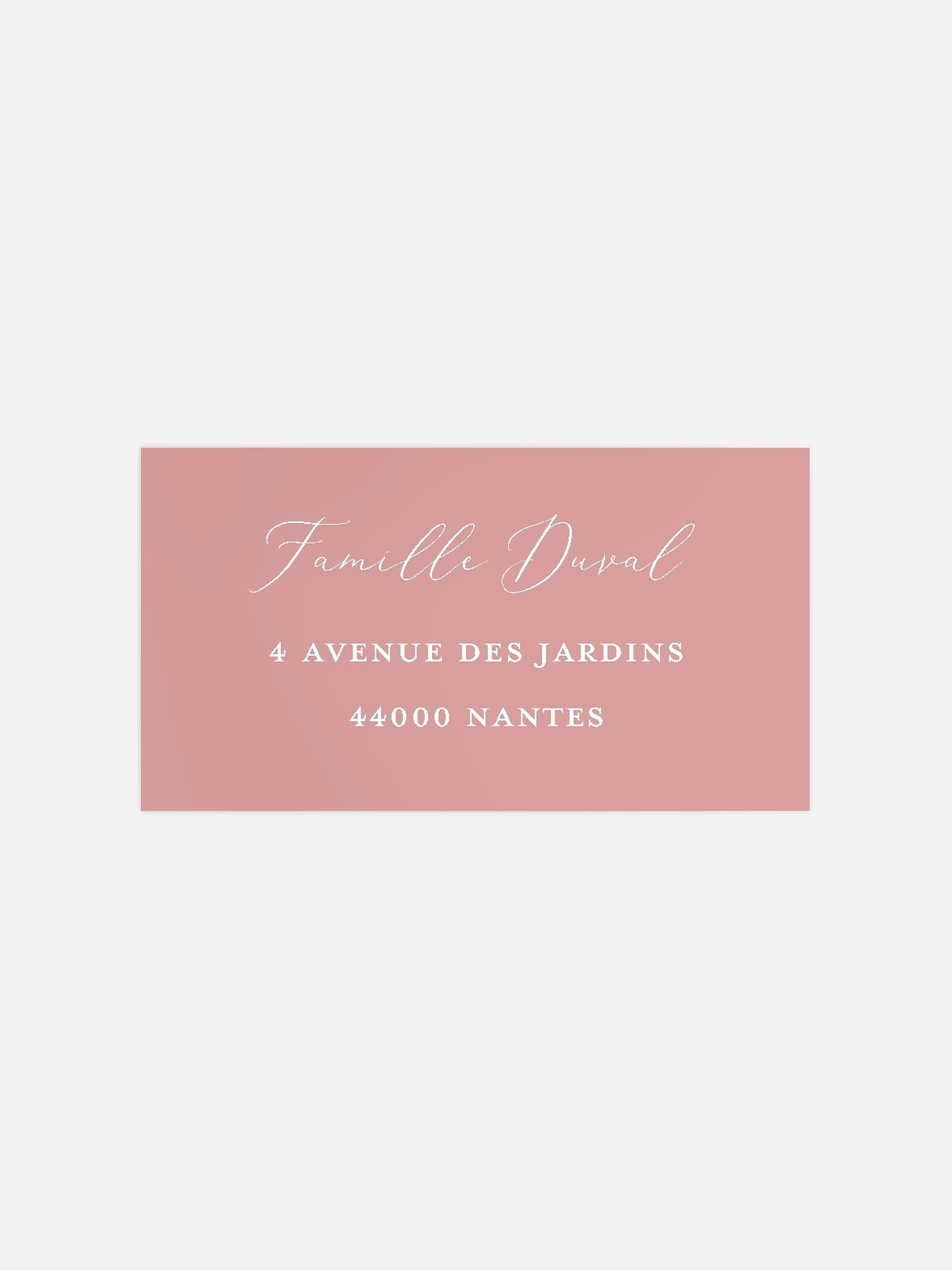 Étiquette destinataire naissance Pure Happiness