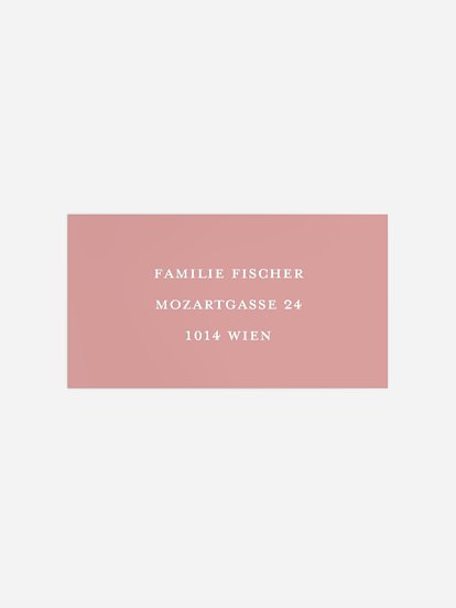 Empfängeraufkleber Geburt Pure Happiness