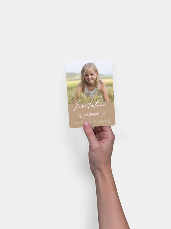 Invitation communion Natural