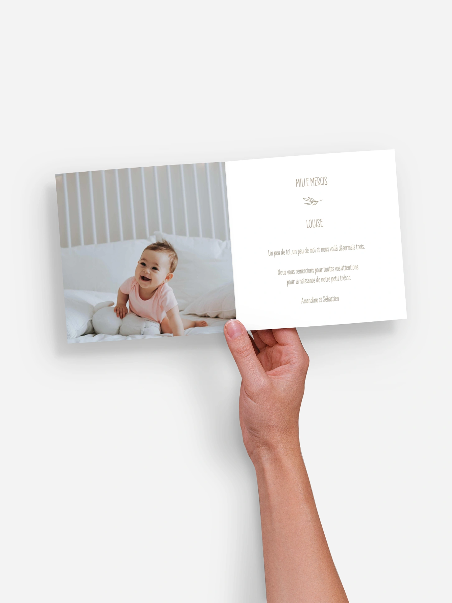Faire-part naissance Natural
